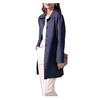 Women's British Style Mid-Length Trench Coat - 2025 Korean Edition for Spring & Autumn, High-End Straight-Cut Design