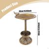 Outdoor Garden Bird Bath Antique Birdbaths Solar Powered for Courtyard Lawn