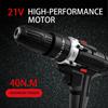 Cordless Rechargeable Dual-Speed Portable Hammer Drill