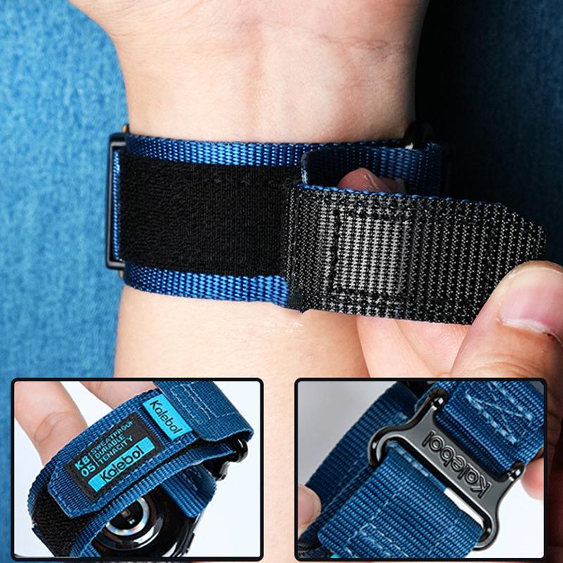 Pulseira de Relógio de Lona DIY para Casio Smart Sport Watch 3475 GBD-H1000 Modificada Fácil de Colar Pulseira de Nylon Acessórios Pulseira Masculina