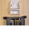 Hotel Iron Hanger and Storage Shelf for Guest Room Ironing Board - Extra Thick, White.