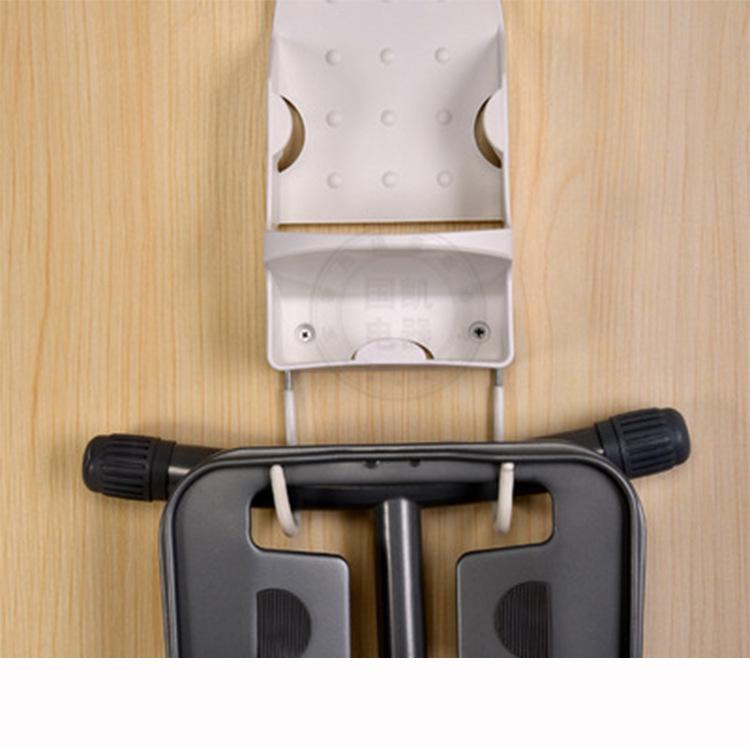 Hotel Iron Hanger and Storage Shelf for Guest Room Ironing Board - Extra Thick, White.