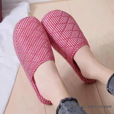 Non-Slip Foam Sole Cotton Slippers for Men & Women - Warm, Silent, and Ideal for Home or Guest Use In Spring, Autumn, and Winter