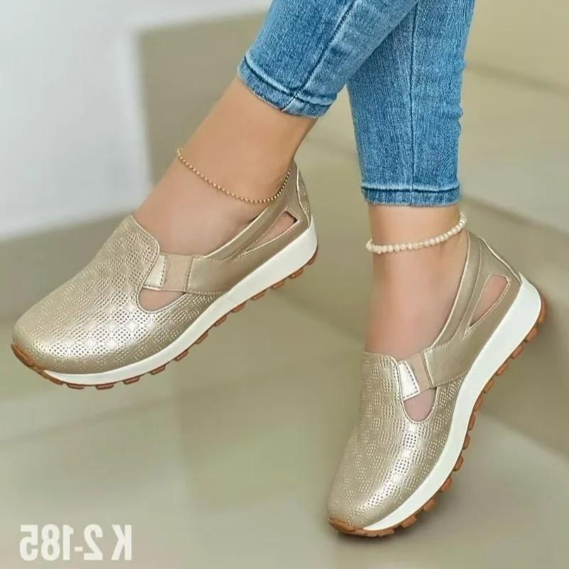 Fashion Women Sneakers Fashion Spring Autumn Sequin Sneakers Women Shallow Platform Large Size Platform Shoes Women Zapatos De Mujer