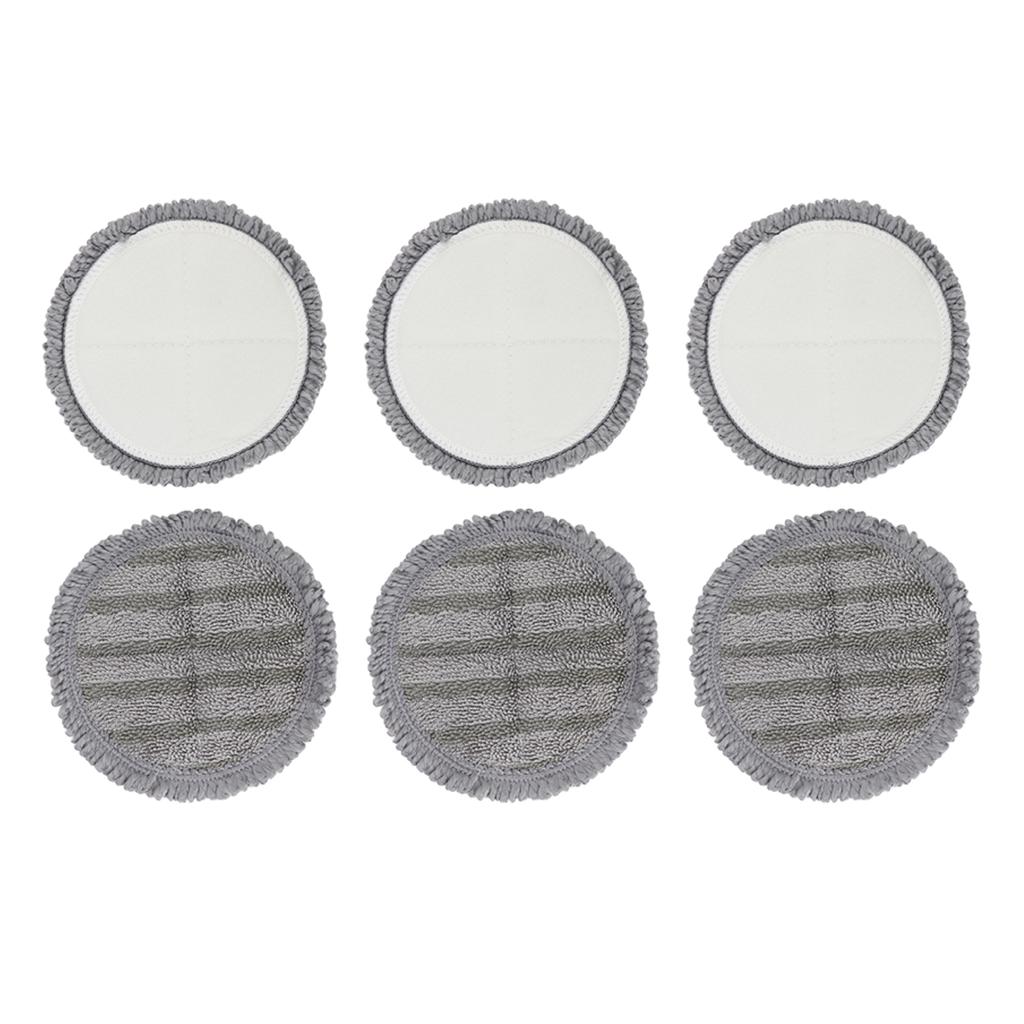 6 Pcs Mop Pad Replacement Microfiber Mop Refills for V7 V8 V10 V11 D0103 Electric Mop