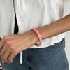Vintage Bunter Tropföl Blume Feder Offenes Armband Ins Metall Meeressternenhimmel Zifferblatt Mehrschichtiges Armband