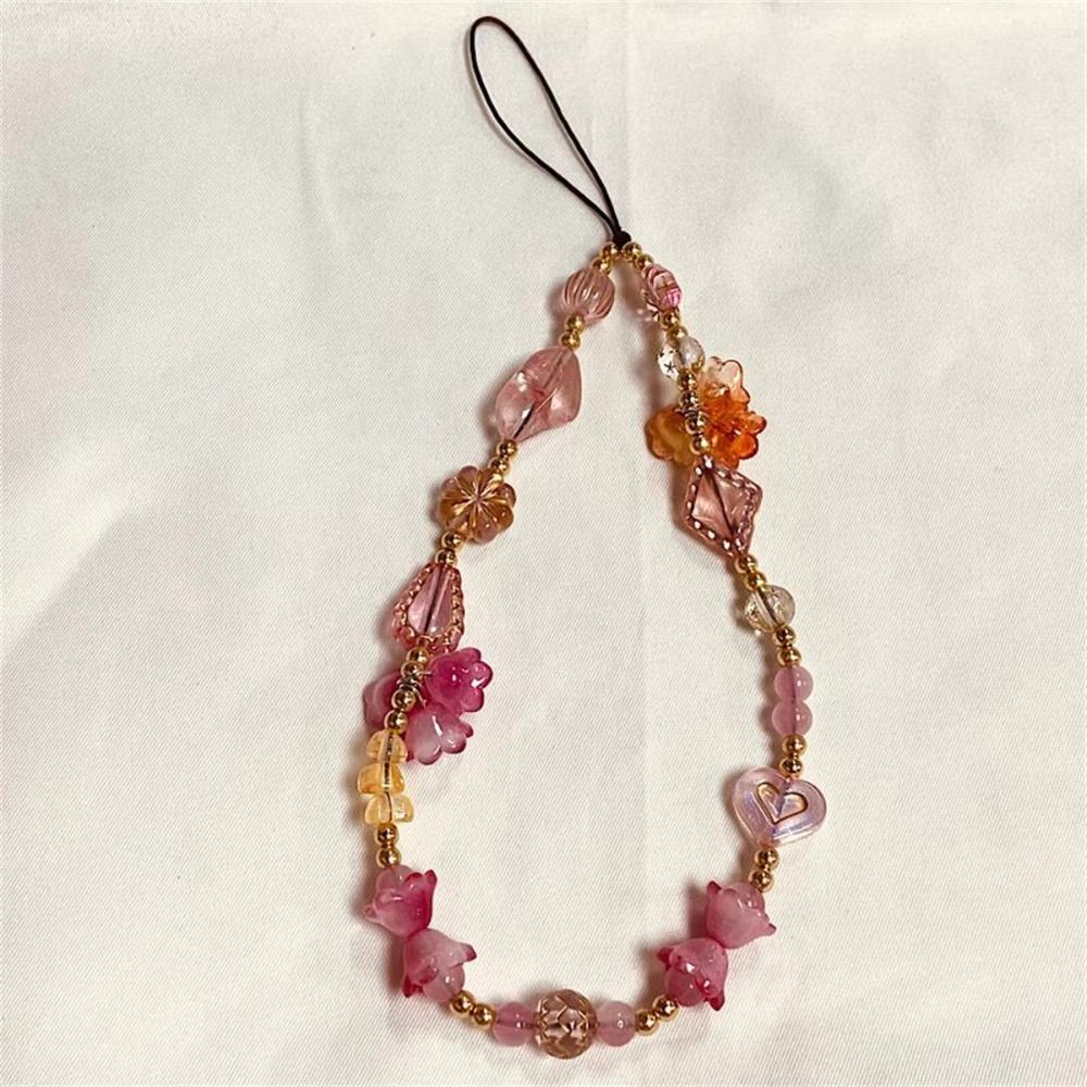 

Винтажный стиль Чехол для телефона Брелок Бусина Брелок Новый Браслет из бусин Ремешок на запястье Подарки C