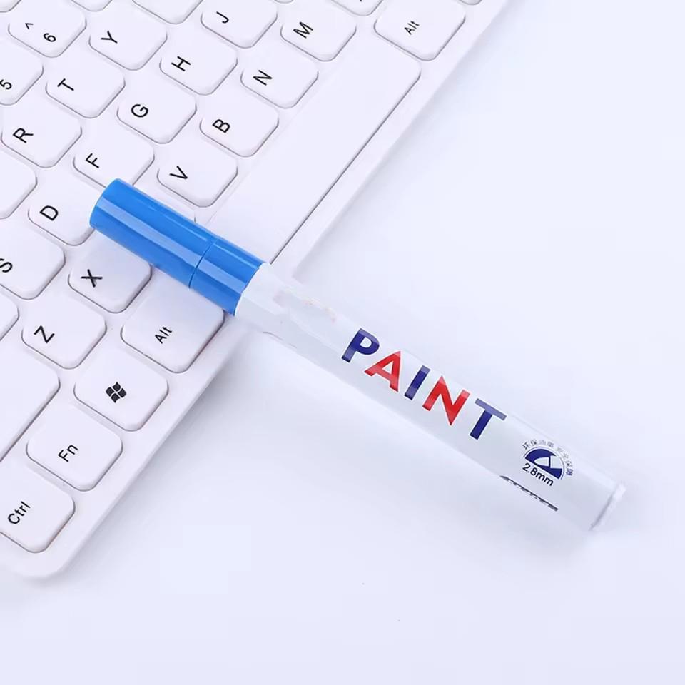 Mobidea Waterproof Car Tire/Wheel Permanent Paint Marker - Multi-Color Oily Pen for Rubber Tyre Tread & Auto Rim Marking