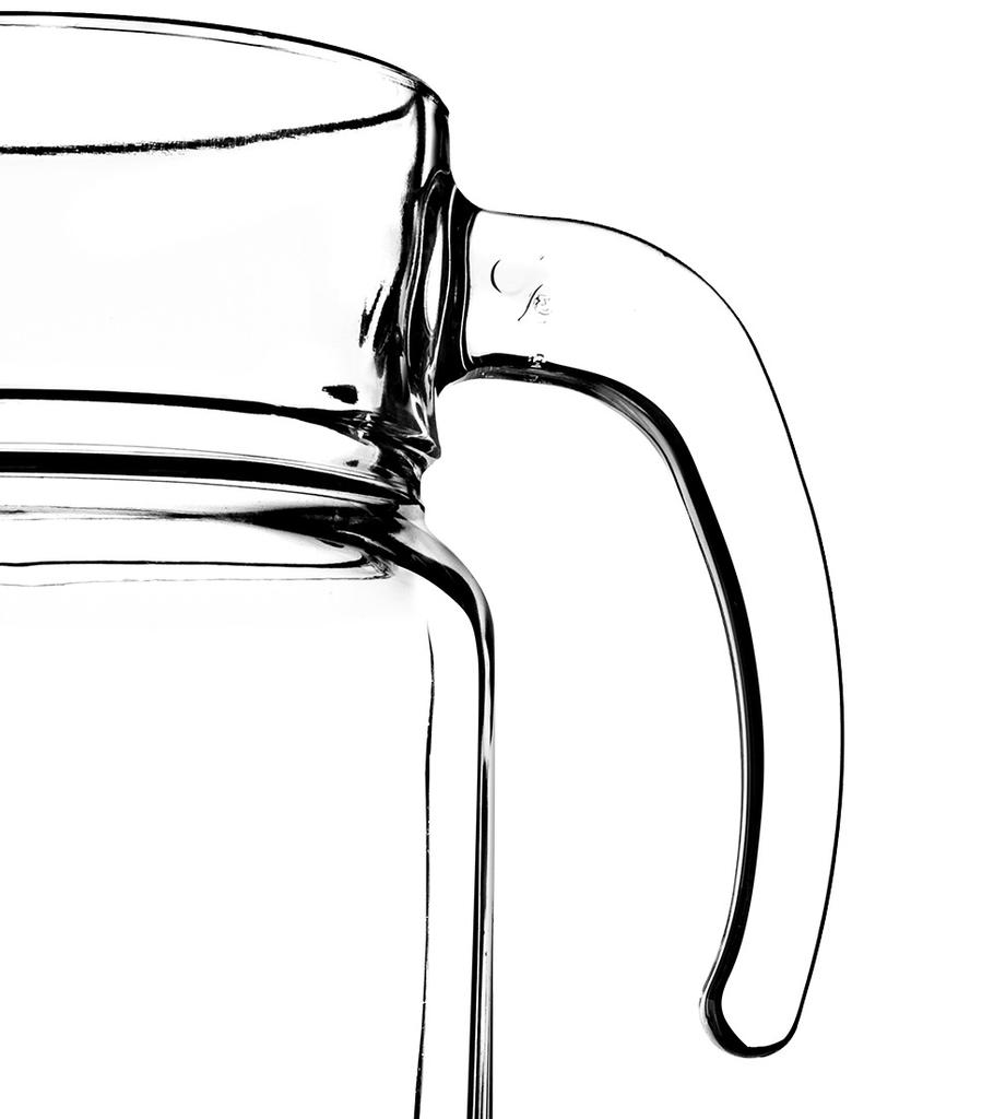 KADAX Glass Pitcher Carafe for Beverages Water Juice 1.7L