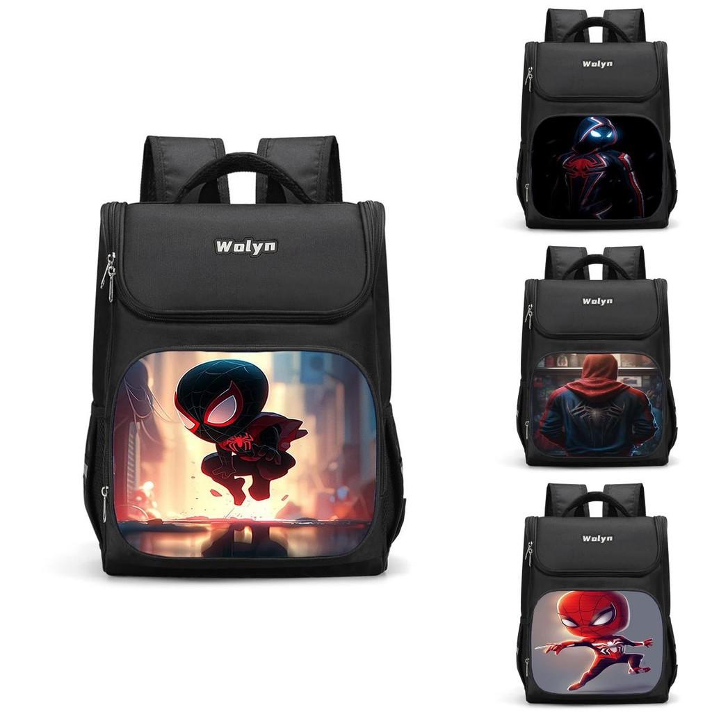 Lightweight Spiderman Girls Backpack With Large Storage For Use Educational