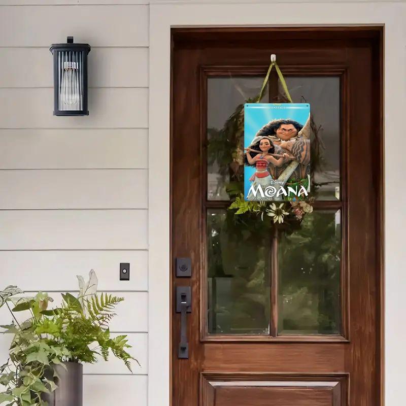 1pc "Disney's Oceanic Adventure" 20.32x30.48 Cm Iron Wall Hanging, Suitable for Bedroom and Home Decoration, Bringing Tropical a