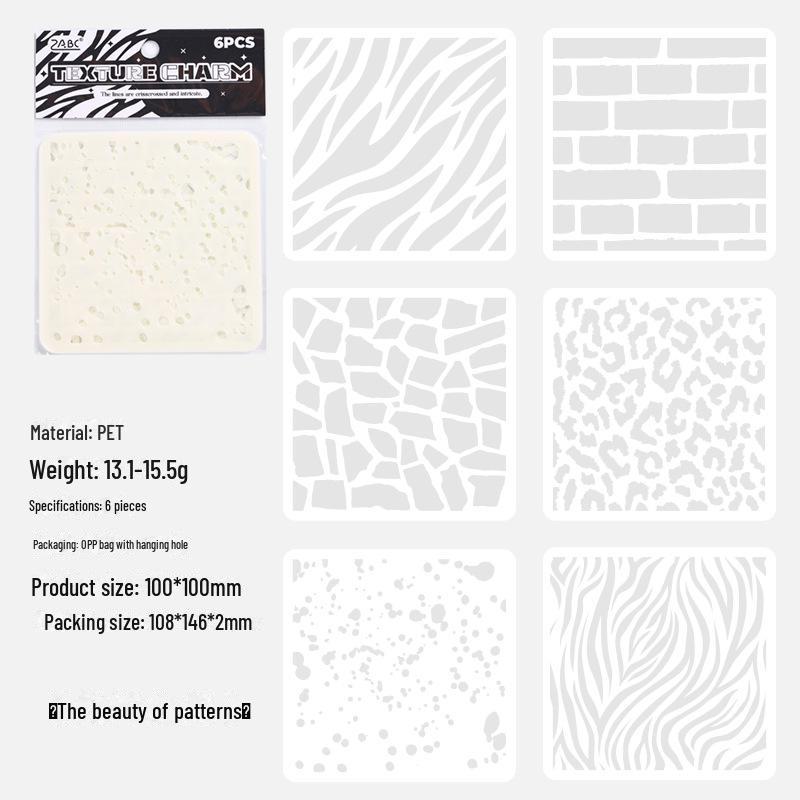 

Мир текстур Юэчжэнь: Шаблон для рисования домашних животных, изготовленный вручную