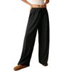 Damenmode Weitbeinige Hosen Locker zum Schnüren Lässige Hosen
