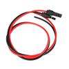 2.5mm Pair of Red &amp Black Solar Panel PV Cable Wire Male &amp Female Connectors Connectors Solar Special Cable Connector