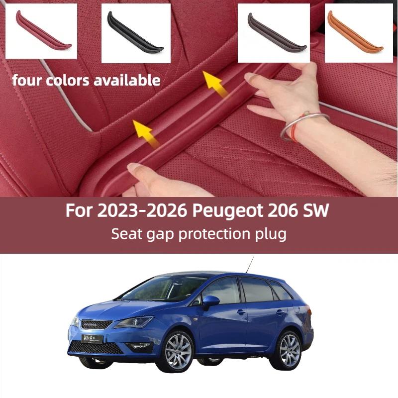 For 2026-2026 Peugeot 206 SW Plug-in Car Seat Gap Filler Elastic Crevice Filling Strip Anti-dropping Blocker