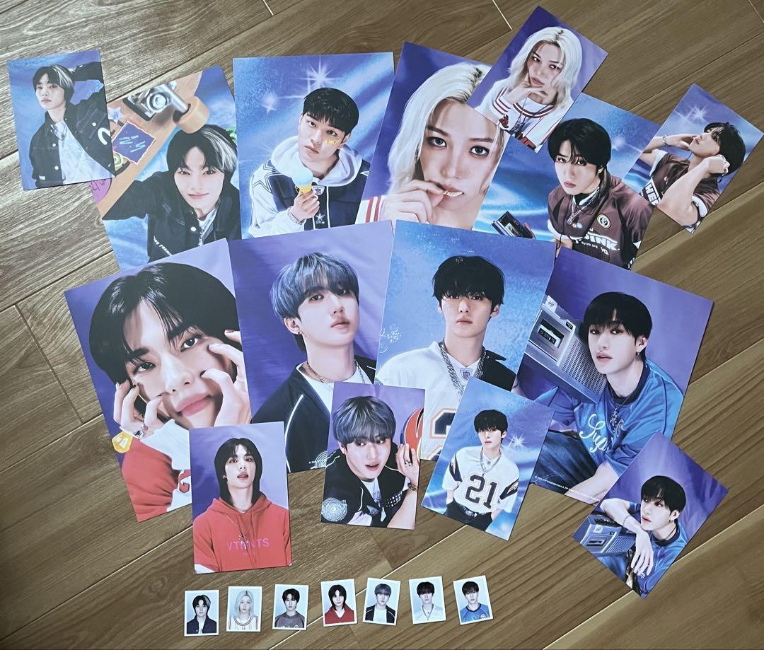 

[USED] Skiz Home Country Seagri 2025 Poster Message Card ID Photo Set