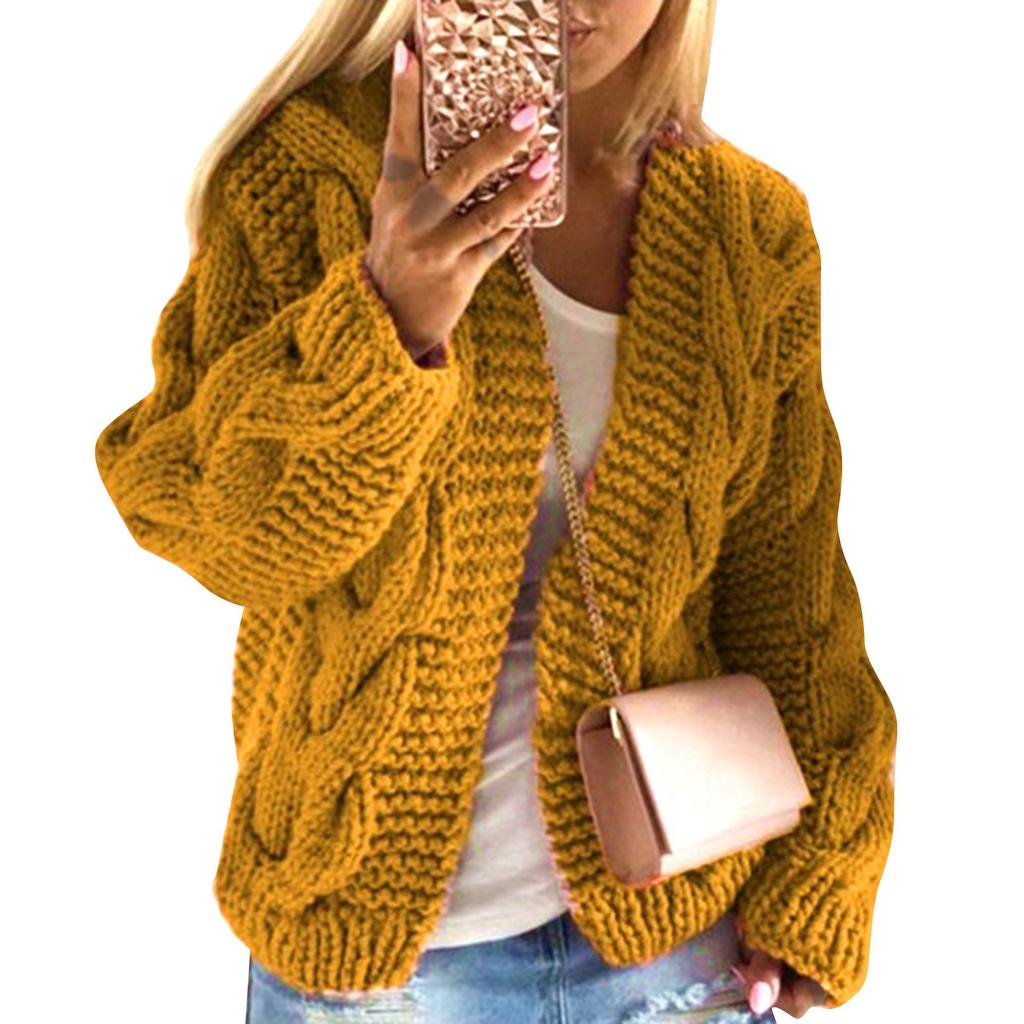 Women's Fashion Casual  Knit Cardigan Sweater