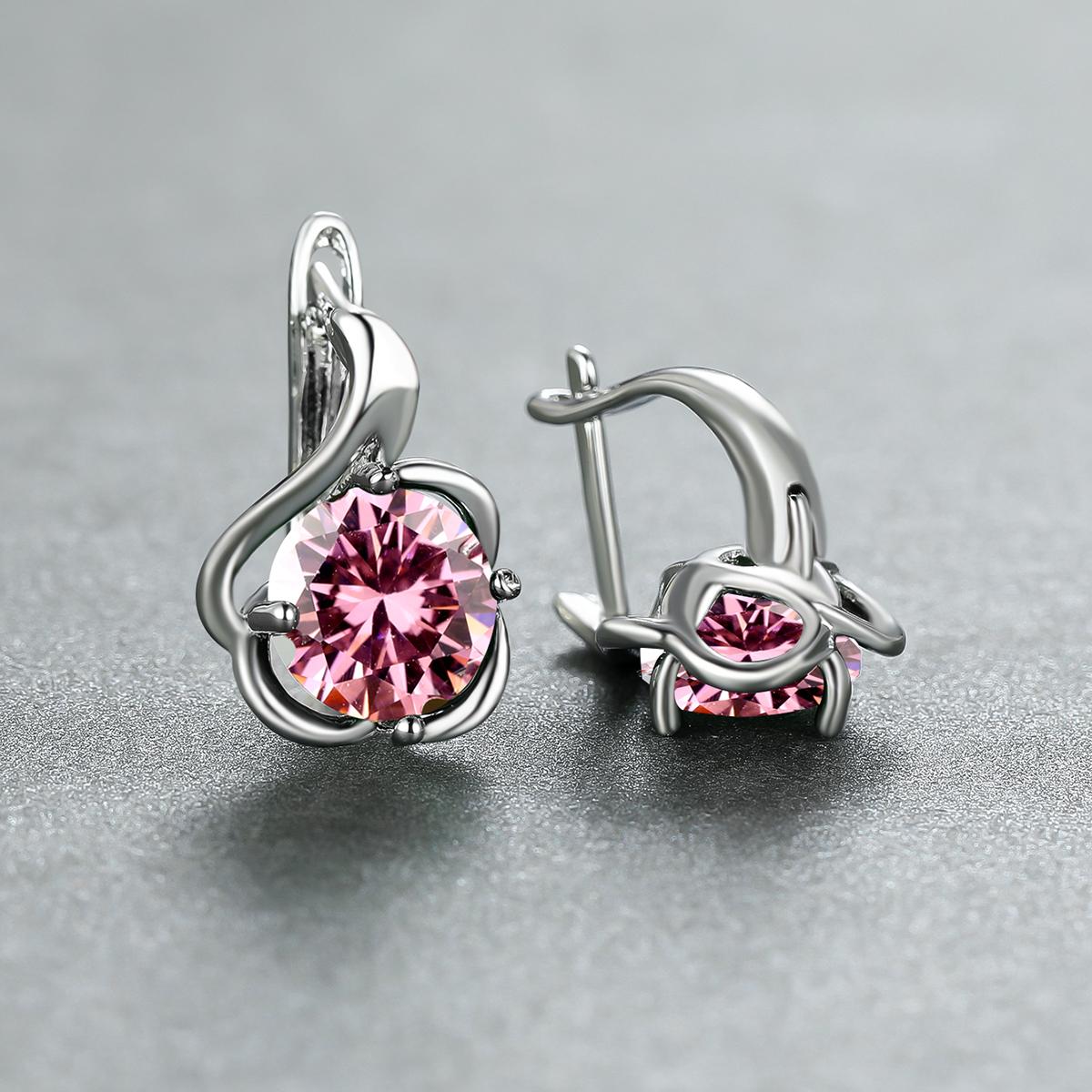 

Модные женские туфли цвета розового золота винтажные синие свадебные серьги с голубым камнем женские висячие серьги-кольца серьги-клипсы для ушей ювелирные изделия розовый/серебряный