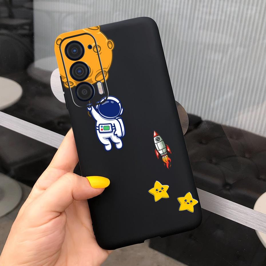 Silicon Case For Motorola Edge (2021) / Edge 5G UW (2021) Fashion Sunflower Daisy Pattern Soft Phone Cases For Edge 2021 XT2141