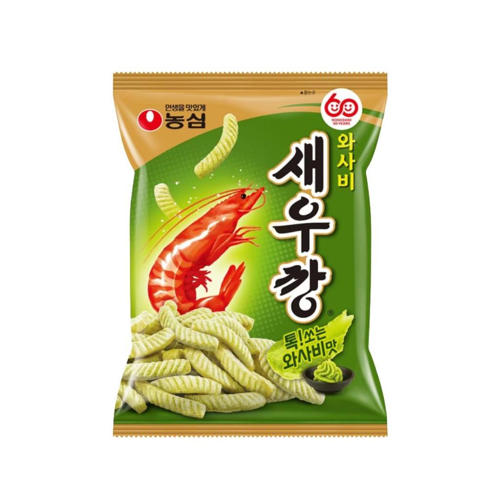 Nongshim Shrimp Cracker Original 90 G / Wasabi Shrimp Cracker 70 G (2 Options)