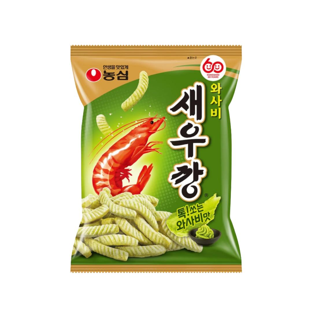 

Nongshim Крекер с креветками Оригинальный 90 г / Крекер с креветками Васаби 70 г (2 варианта) #wasabi 1pcs