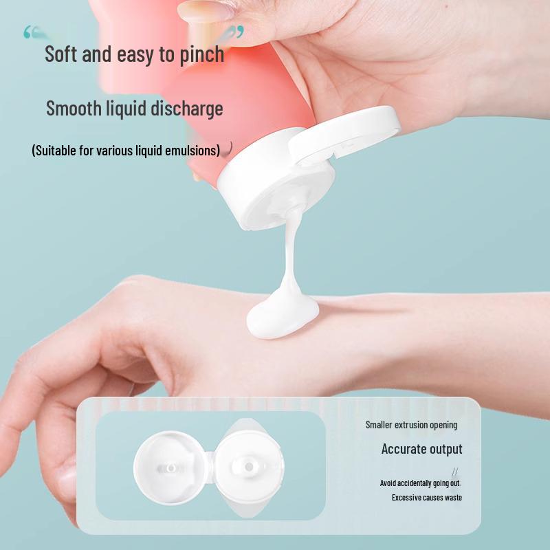 Portable 60ml Travel Dispenser Bottle for Shampoo, Shower Gel, and Facial Cleanser