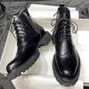 High-Top British Brock Tooling Black Men'S Boots Summer New Martin Boots Men'S