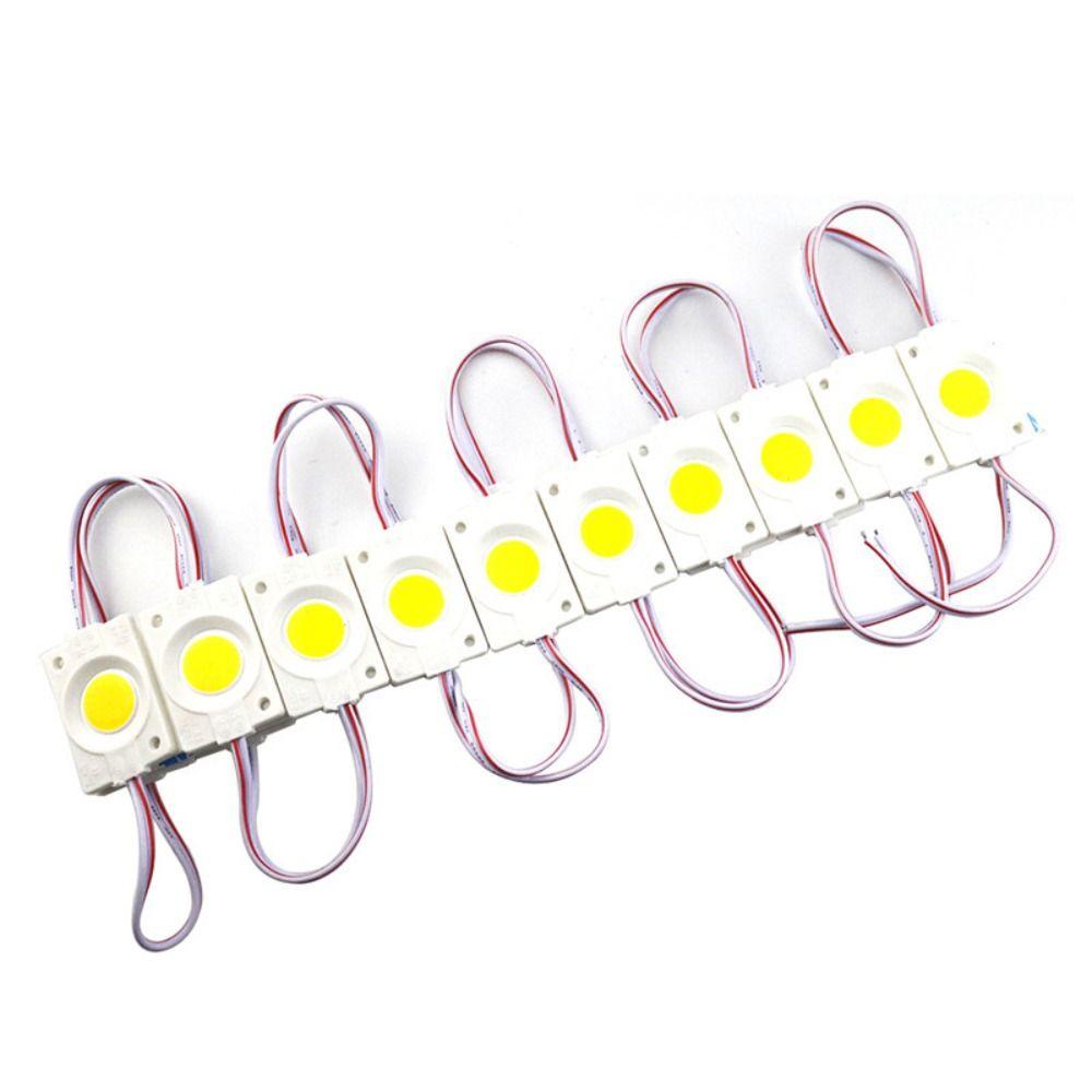 20pcs 12V 24V COB Light Waterproof Backlight Modules Stop Light Hard Strip Bar Light Sign Channel