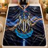 Coperta di Flanella Newcastle United Calcio Calda Morbida Plaid per Uso Interno Divano Letto Soggiorno