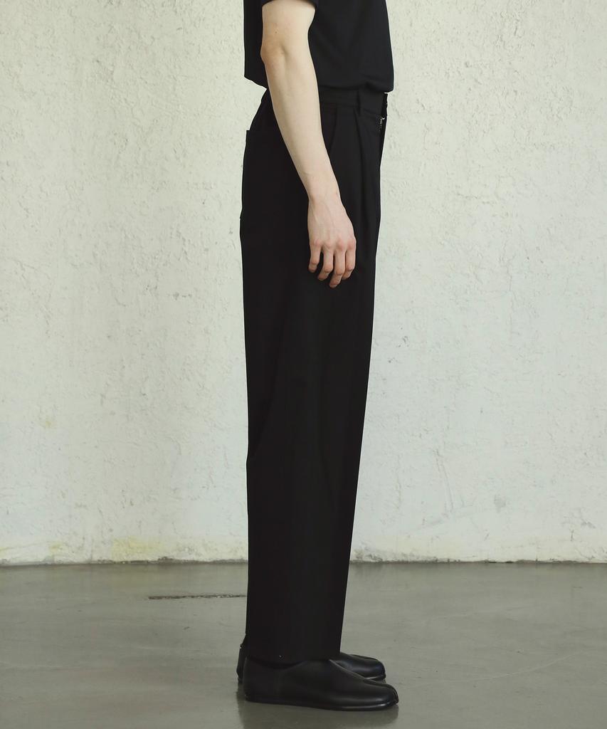 FILLCHIC Side Cut Elastic Chino Pants (Black)