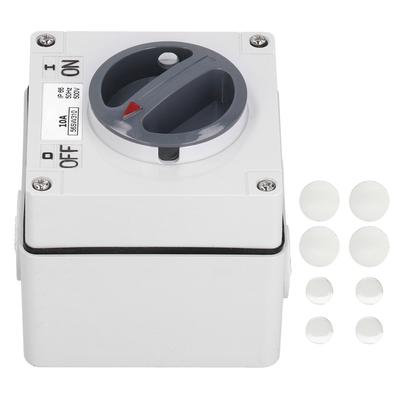 Outdoor Waterproof Switch Socket Dustproof Isolation Rotary OnOff Buttons Indicators 500V Industrial Control Components