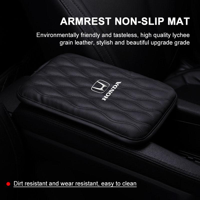 Car Center Console Cover Armrest Box Cover Pad Auto Armrest Seat Box Cover for Honda Civic XR-V HR-V Brv City Accord Odyssey Spirior CRV CRX CRZ