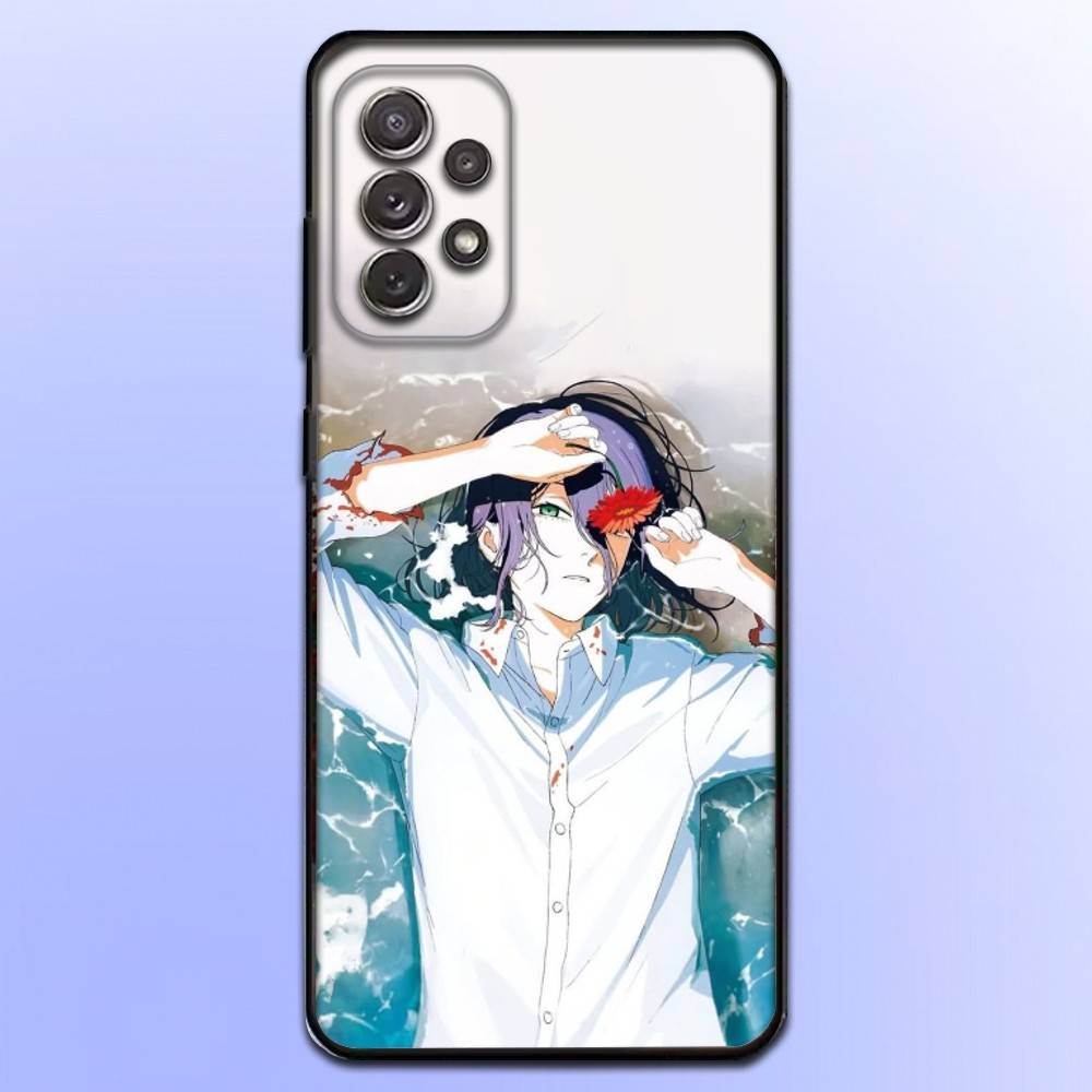 

Чехол для телефона C-Chainsaw Man R-Reze Для Samsung S25,S24,S21,S22,S23,S30,Ultra,S20,Plus,Fe,Lite,Note,10,9,5G Черный Чехол Samsung S25