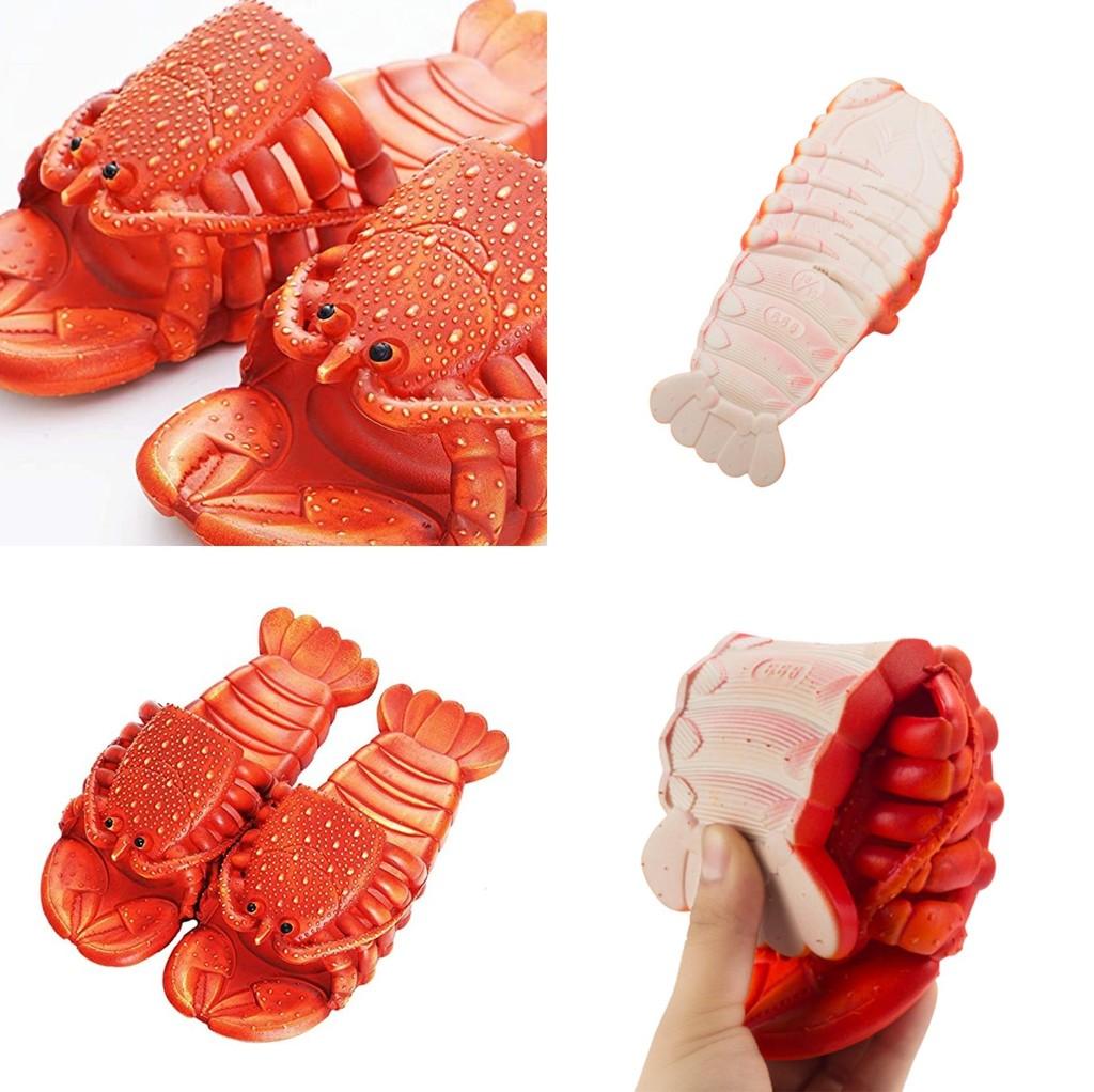 Ciabatte creative con aragosta per divertenti feste in piscina e in spiaggia