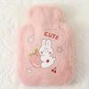 250ML Cute Hot Water Bottle Bag Girls Plush Shoulder Hand Warmer Heat Pack Cute Warm Water Bag Hand Warmer Hot Water Bottle Bag