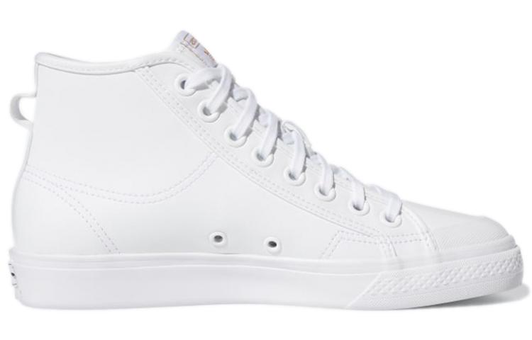adidas Nizza Trefoil Hi Cloud White Gold Metallic Women's H01134