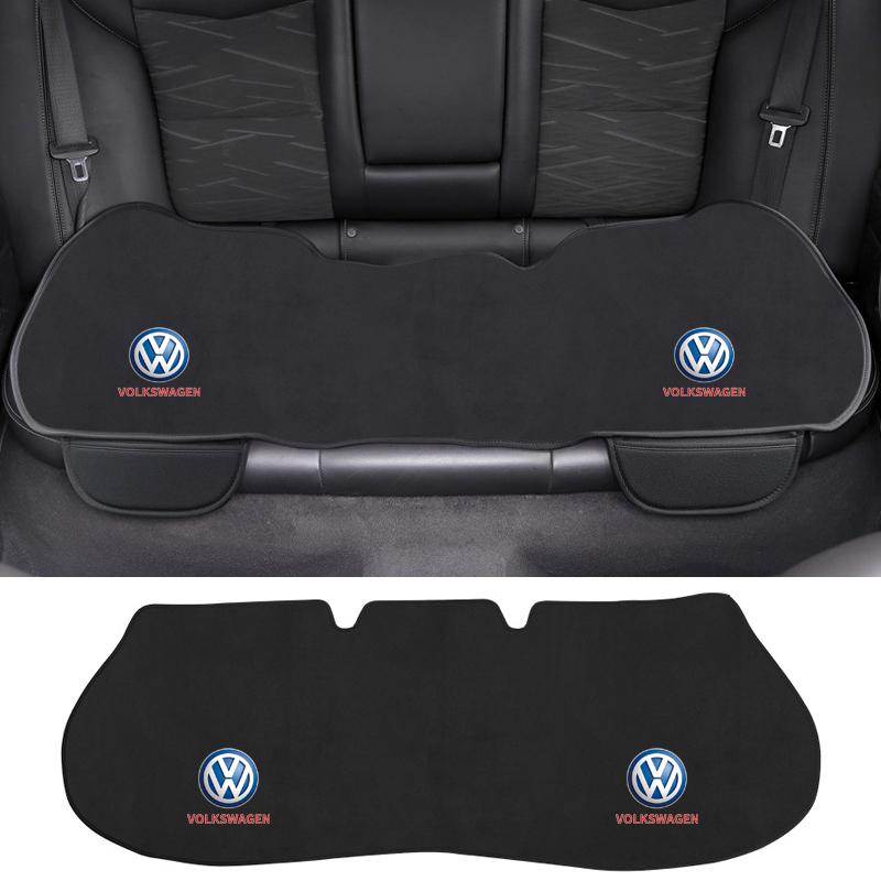 2026 New For VOLKSWAGEN VW Car Seat Cushion Non-Slip Cover Ice Silk Velvet Plush For VW Volkswagen Golf Polo Passat Touran Jetta