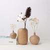Wood Decorative Plant Pots Tall Small Vase Wooden Vase Leakproof  Flowerpot Indoor Decorations Plants Holder Or Home Flowers