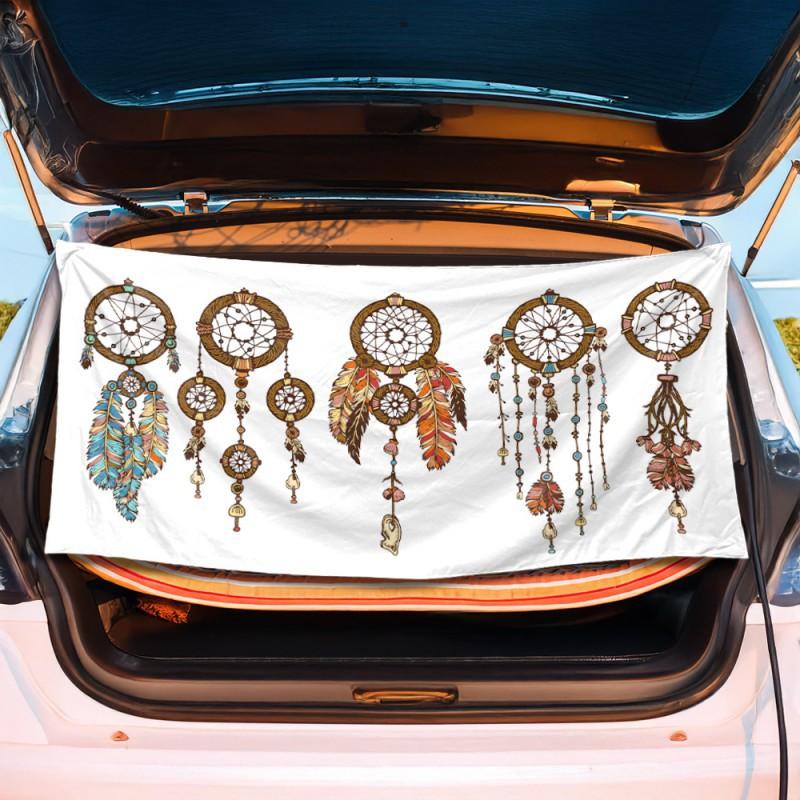 Magnetic Beach Towel Ultrafine Fiber Quick Dry Sandproof Privacy Changing Screen Outdoor Travel Pool Gym Surfing Car Side Use