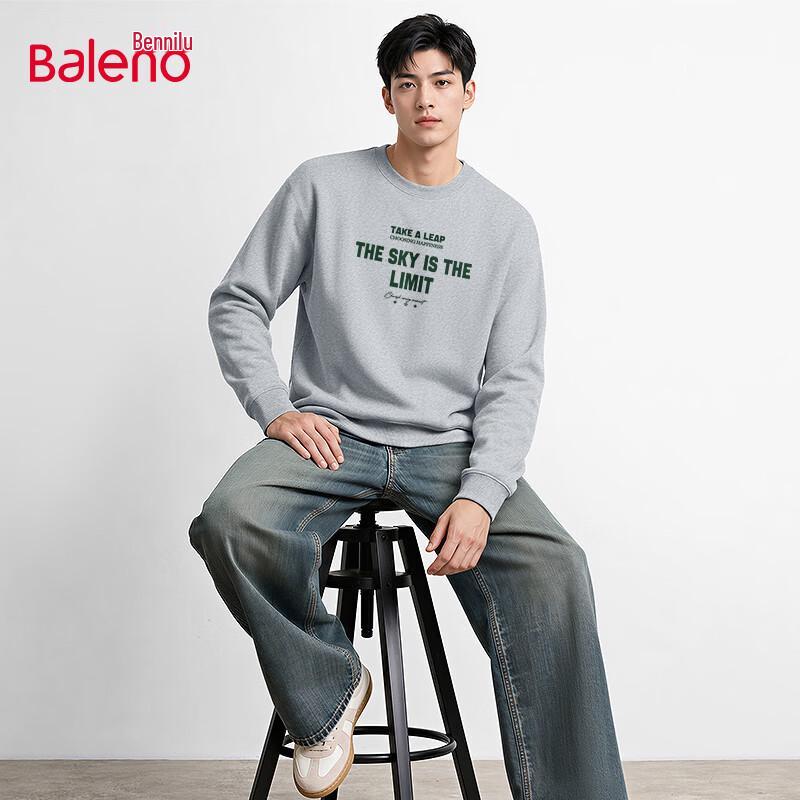 Baleno Men s Relaxed Fit Heavyweight Long-Sleeve Sweatshirt 5XL