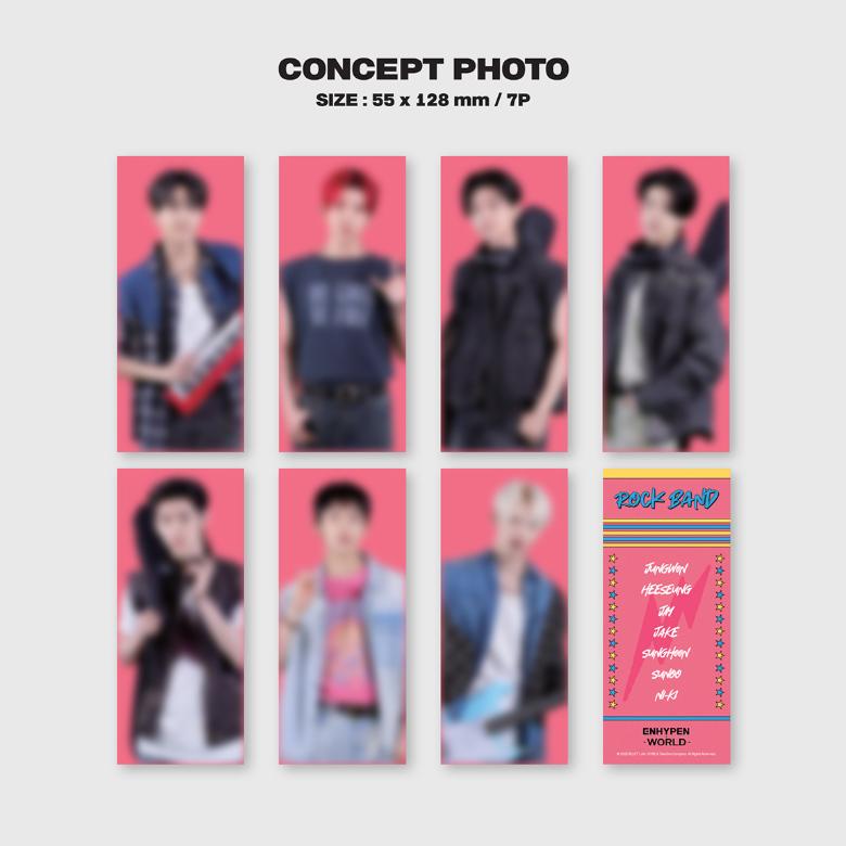 ENHYPEN World Coupon Card Collection ROCK BAND Basic ver.
