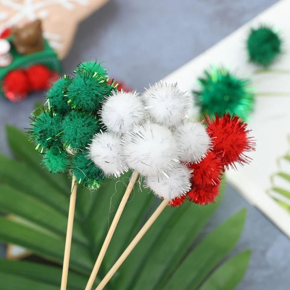 10-30mm Xmas Tree Decorative Ball Brightly Colored Christmas Craft Supplies  Christmas