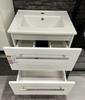 Bathroom Cabinet with Washbasin 60 Cm, Hanging, White, Soft-close Pinia