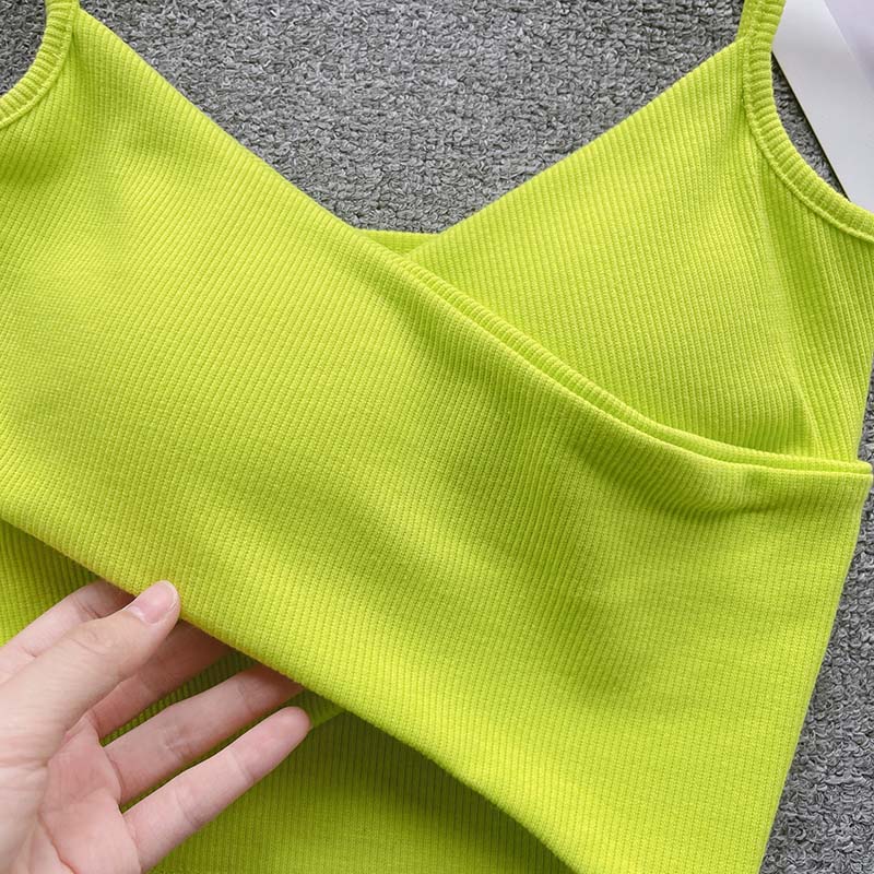 Irregular Casual Sport Camisole Women Strap Design Solid Fashion 2023 Y2K Elegant Ladies Chic Slim Tank Tops