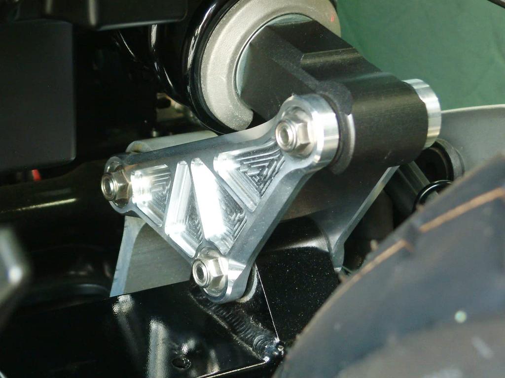 POSH FAITH Hinterradaufhängungs-Lenkerplatte für Teilenummer Z900RS/CAFE (2018–2023), Silber, 132088-03