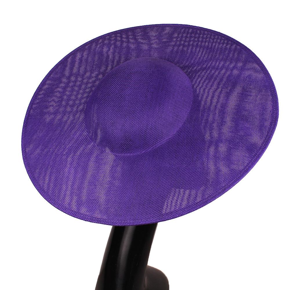 New Hat Bottom Diameter 40 Cm Imitation Hemp Hat Mop Diy Handmade Hat + Accessories First-Hand Direct Sales