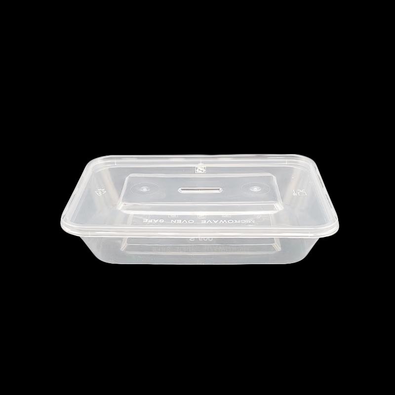 Disposable Rectangular Food Containers with Lids