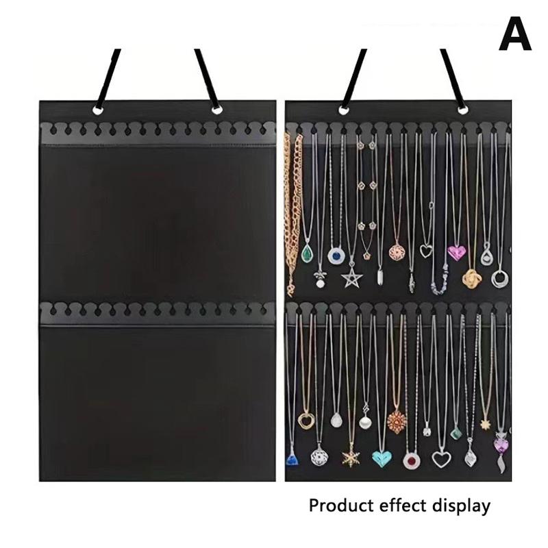 

Подвесной органайзер для украшений, сумка для хранения и демонстрации серег, ожерелий, браслетов, односторонний фетровый органайзер-сумка