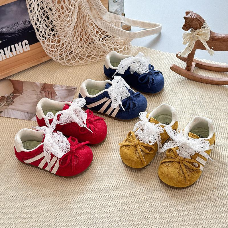 Girls shoes 2025 summer new children's sports net shoes single mesh baby breathable thin girls German training shoes