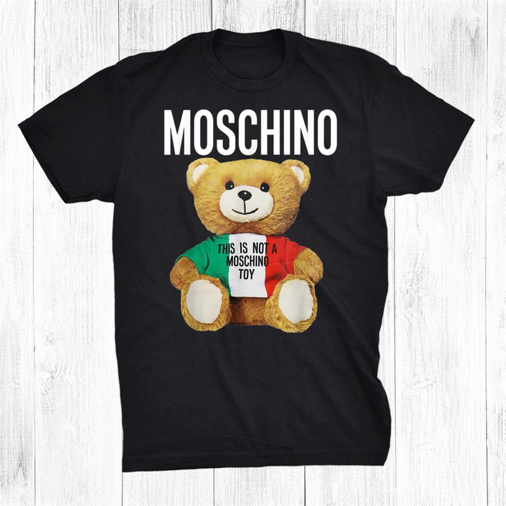 Moschino Эта футболка не игрушка Moschino Ретро Винтажная футболка, S-5XL Унисекс футболка XXXL